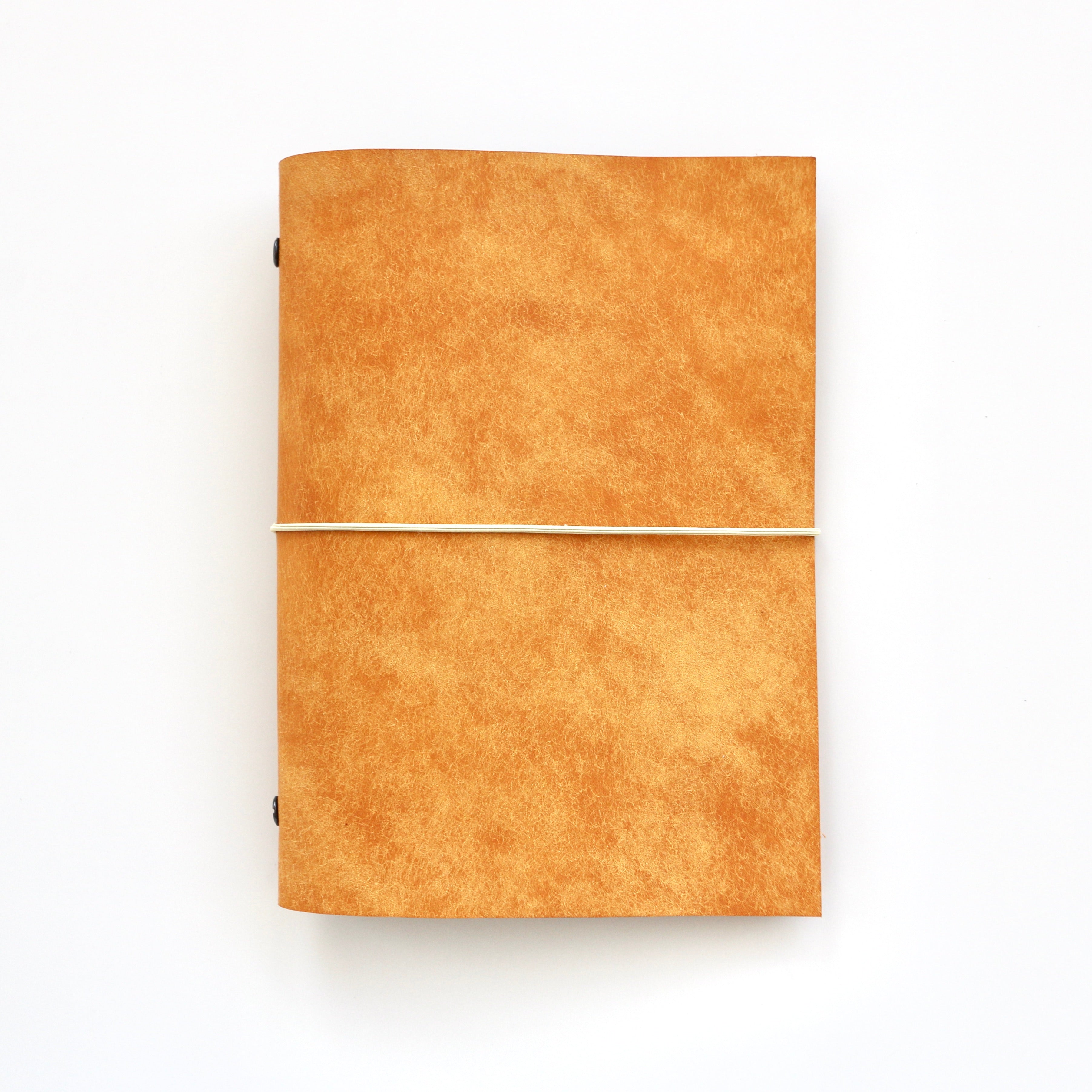 Yellow journal on a white background