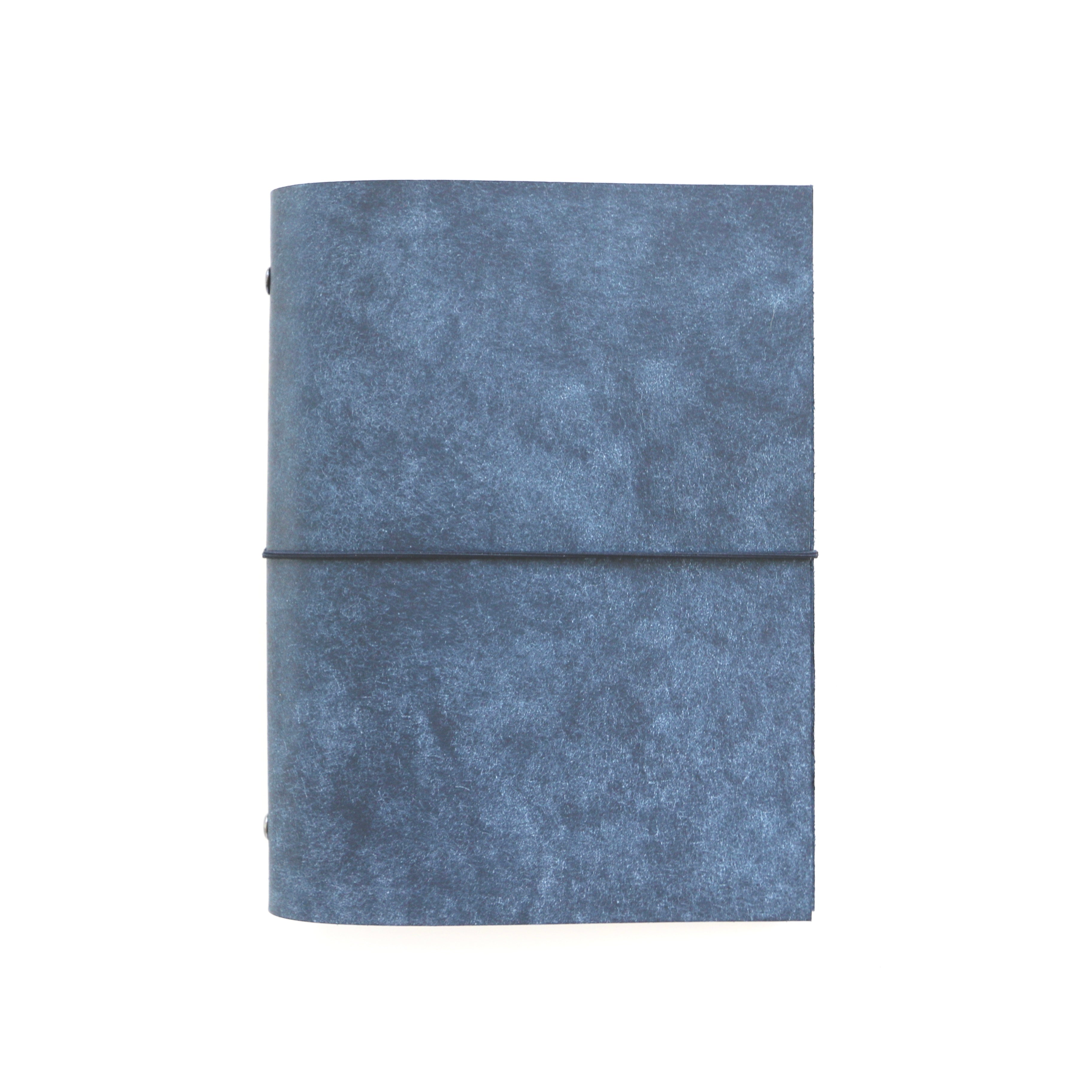 Blue  journal on a white background