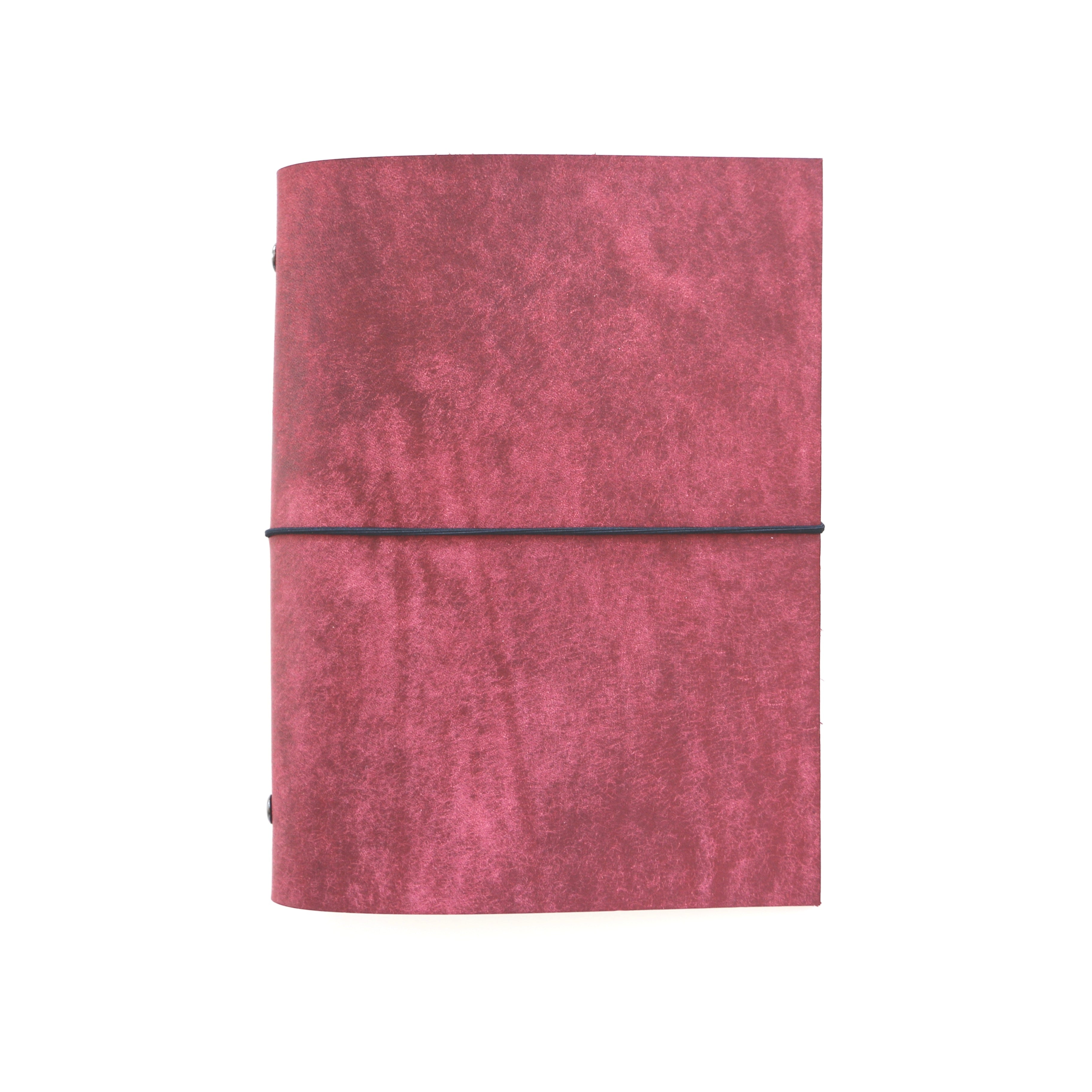 Red  journal on a white background