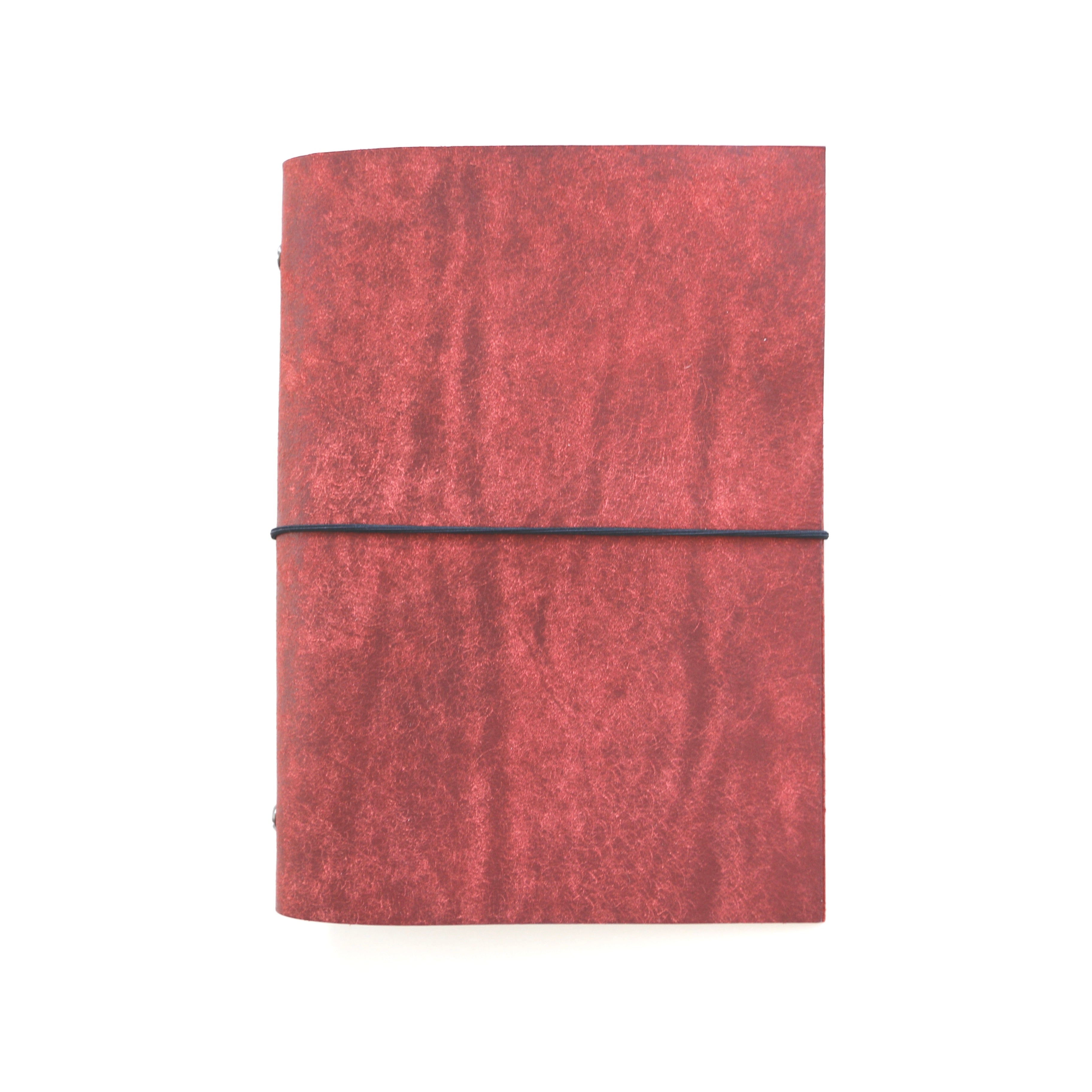 Red  journal on a white background