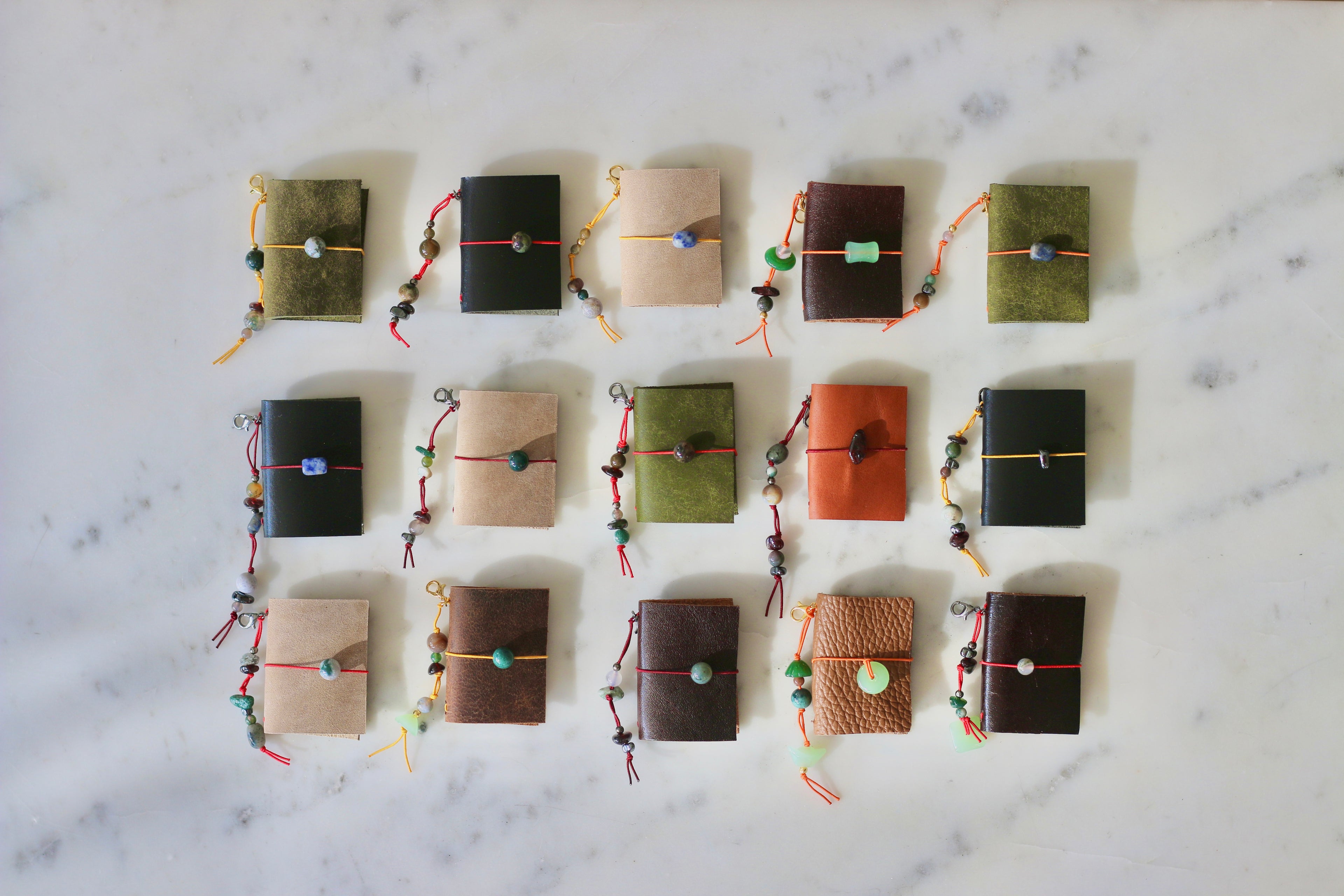 Handmade Mini Journal Keychain